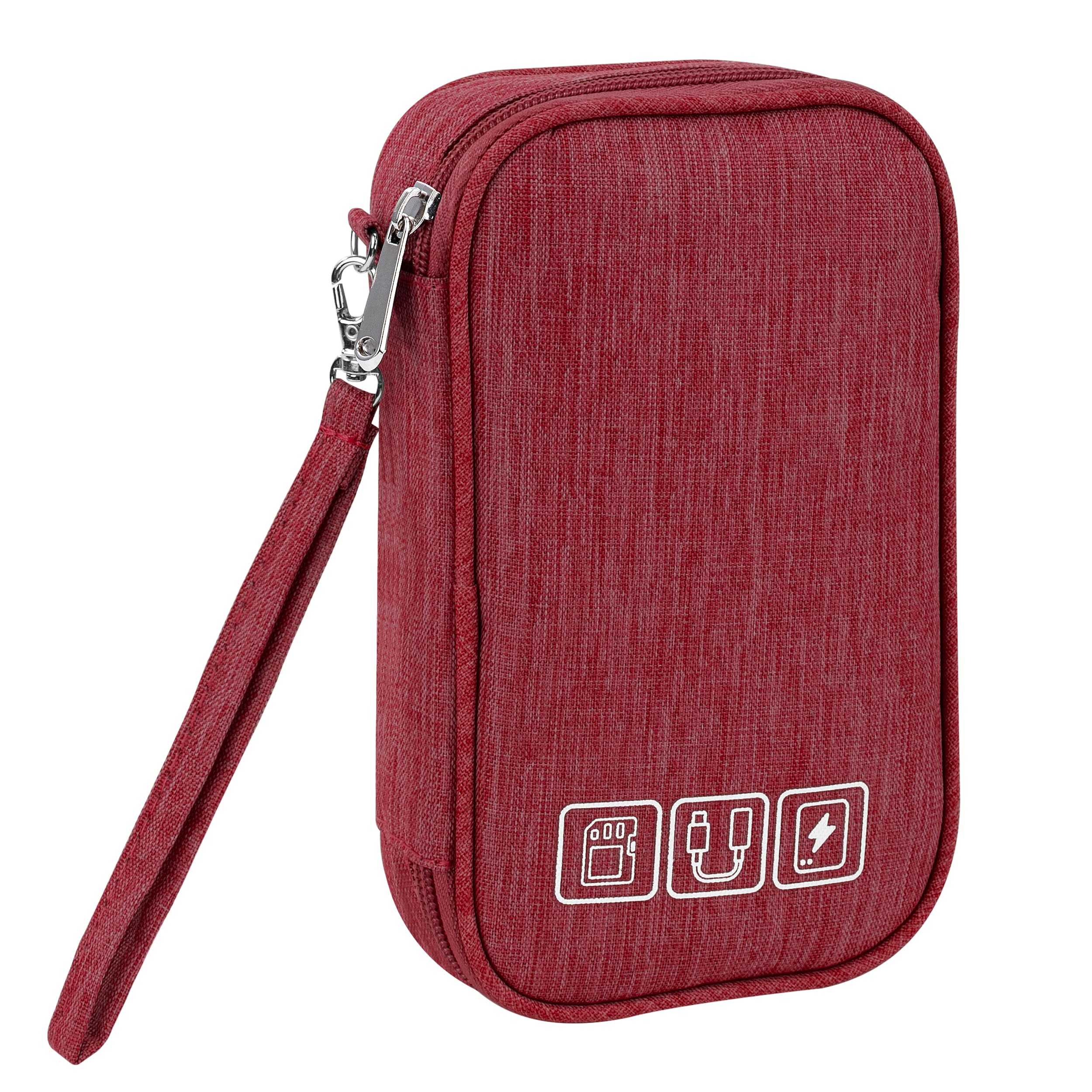 Tunejoy Borsa Accessori Elettronici Piccola Custodia da Viaggio per Cavi Organizer per Dischi ri…