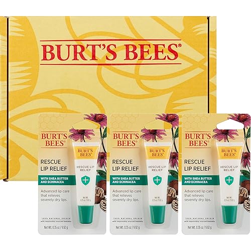 Miniatura 6 de Burt's Bees Overnight Lip Sleeping Mask and Rescue Lip Relief Lip Balm Pack (3 unidades)