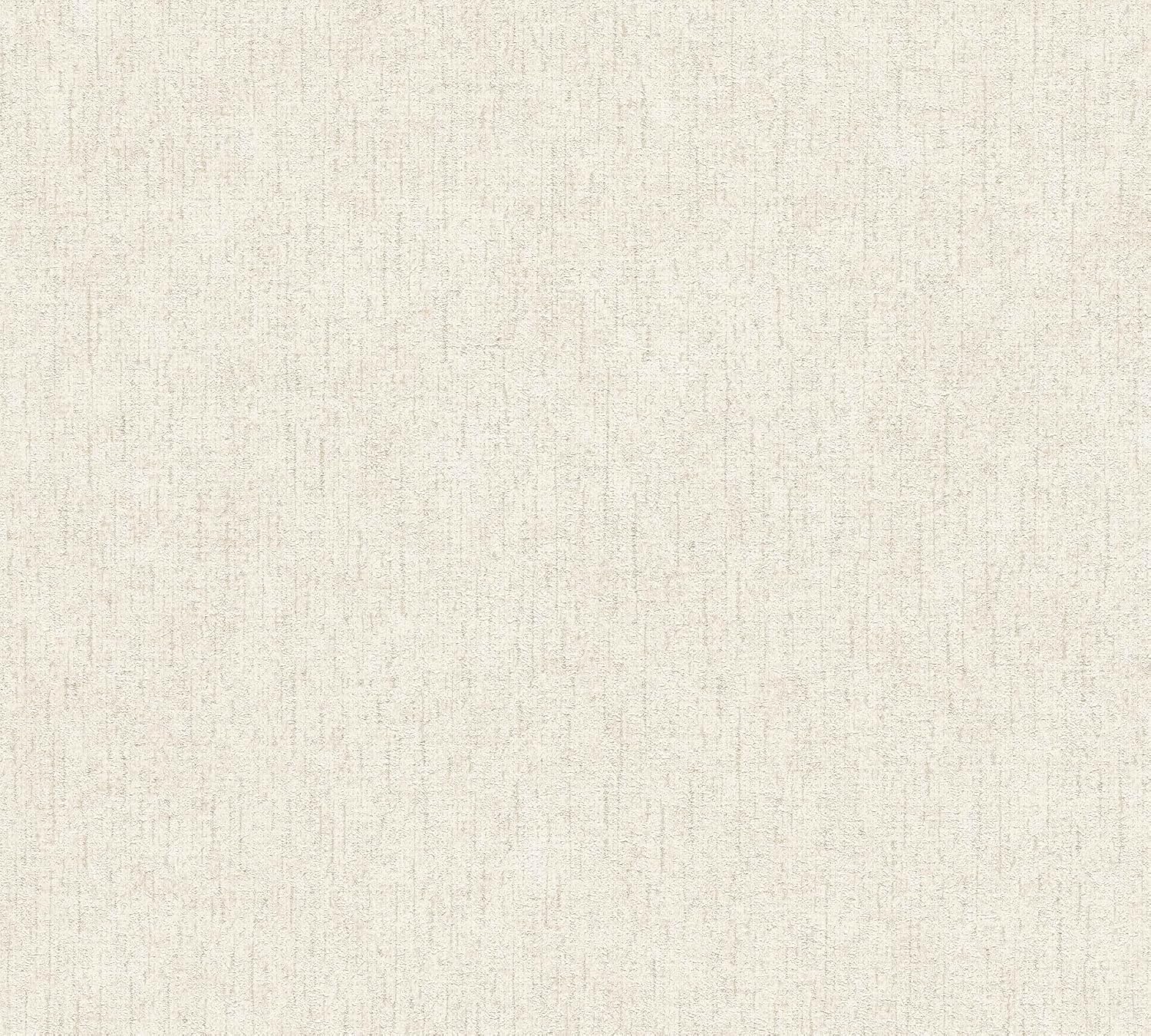 A.S. Création 792011 Non-Woven Wallpaper with Wildflowers in Beige, Cream, Metallic Floral Wallpaper 10.05 m x 0.53 m