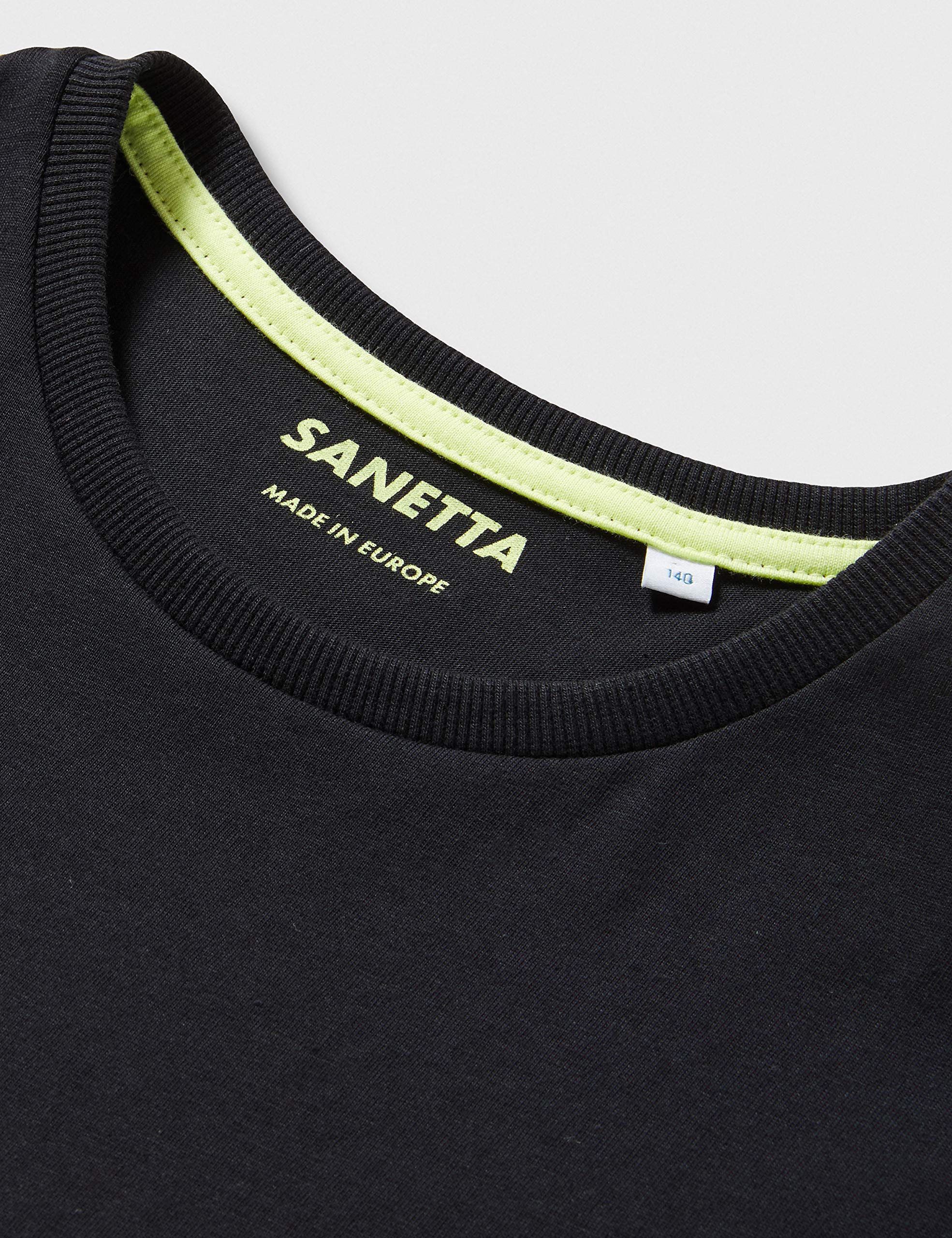 Sanetta Jungen Athleisure Shirt Schwarz Pyjamaoberteil