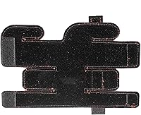 Vista 3 de Protector de válvula de trompeta XL Protección de cuero genuino Cubierta de válvula de trompeta Envoltura de válvula (negro)