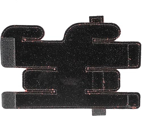 Vista 75 de Protector de válvula de trompeta de cuero genuino de protección y comodidad (guardia, negro)