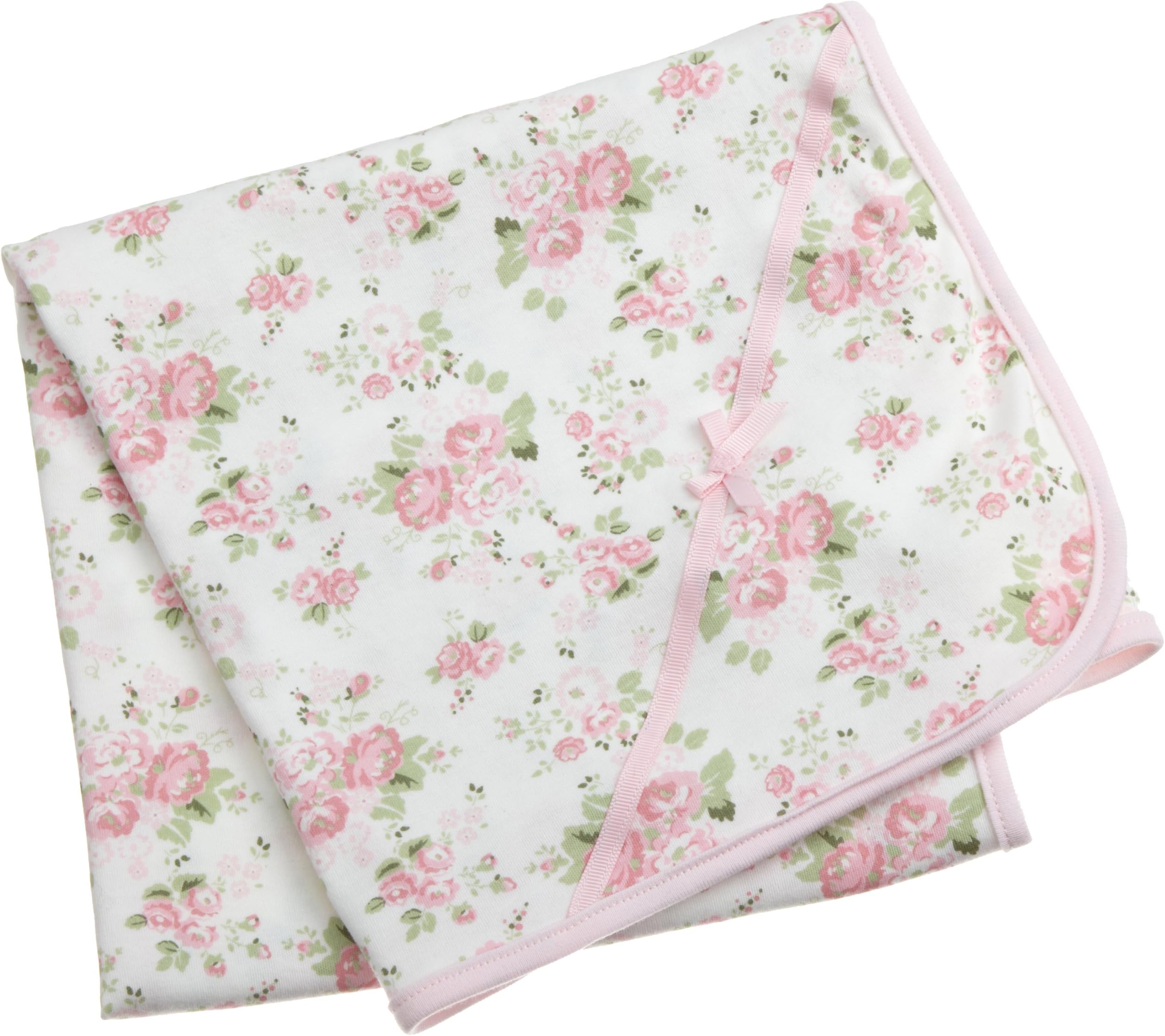 Little Me Cabbage Rose Tag along Blanket