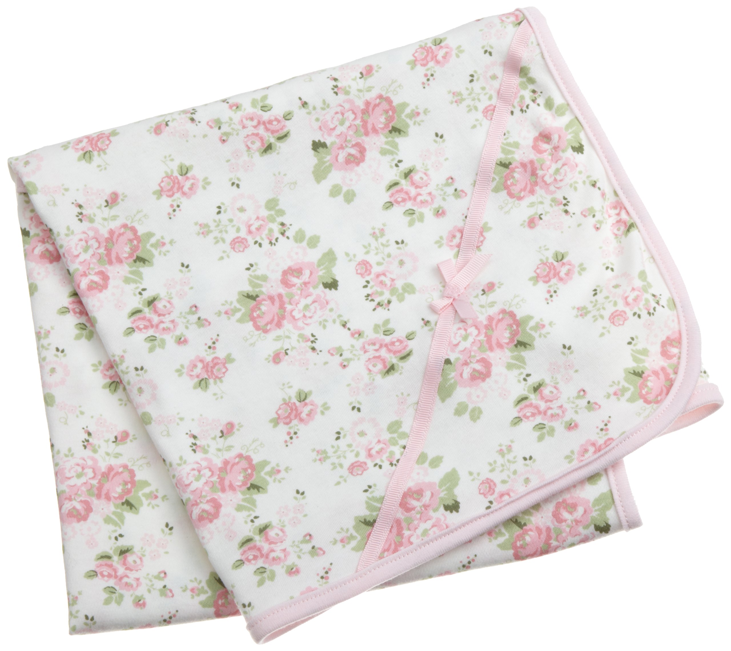Little Me Cabbage Rose Tag along Blanket