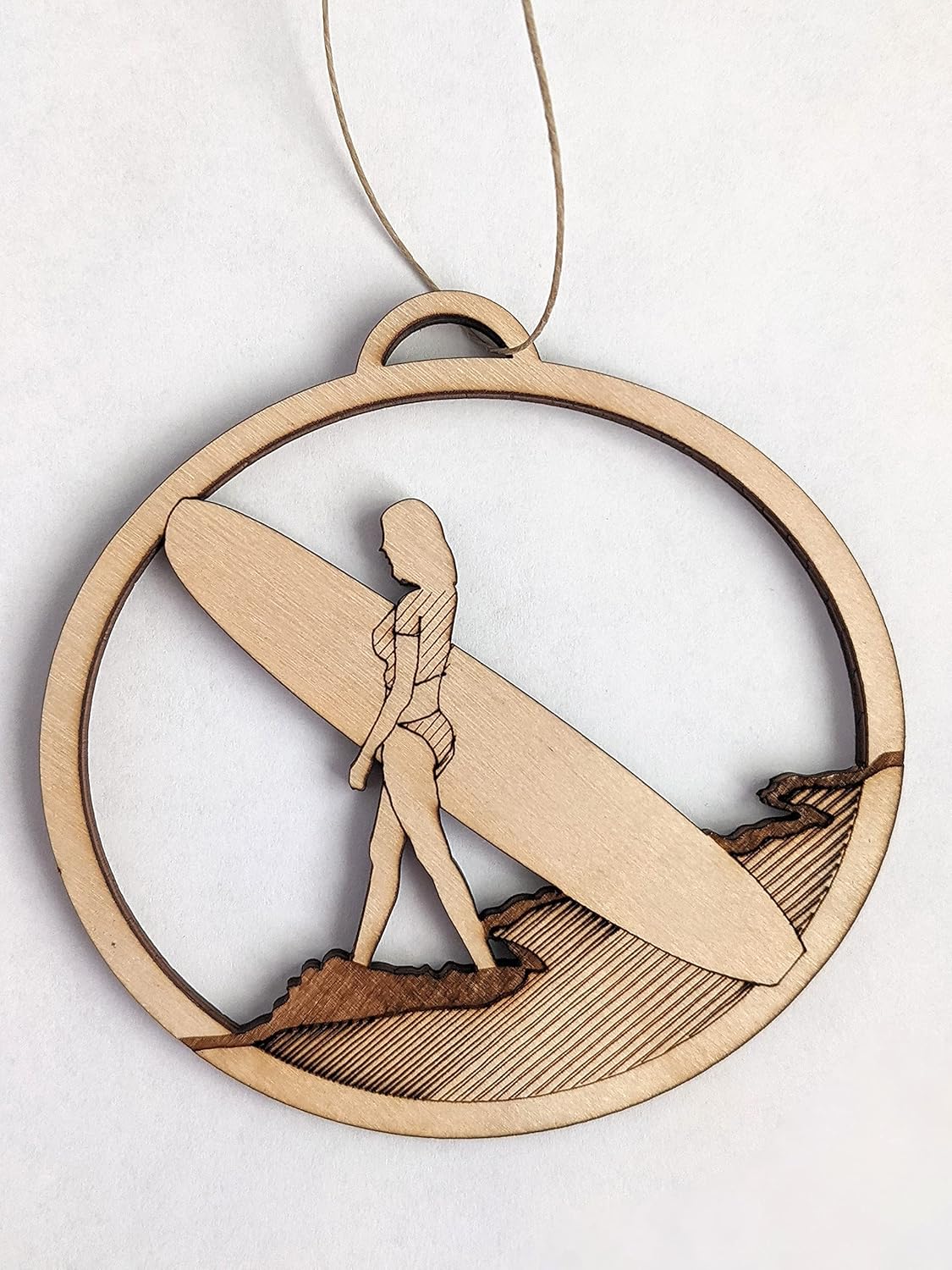 Surfer Christmas Ornament/Surfing Ornament/Gift for Surfer