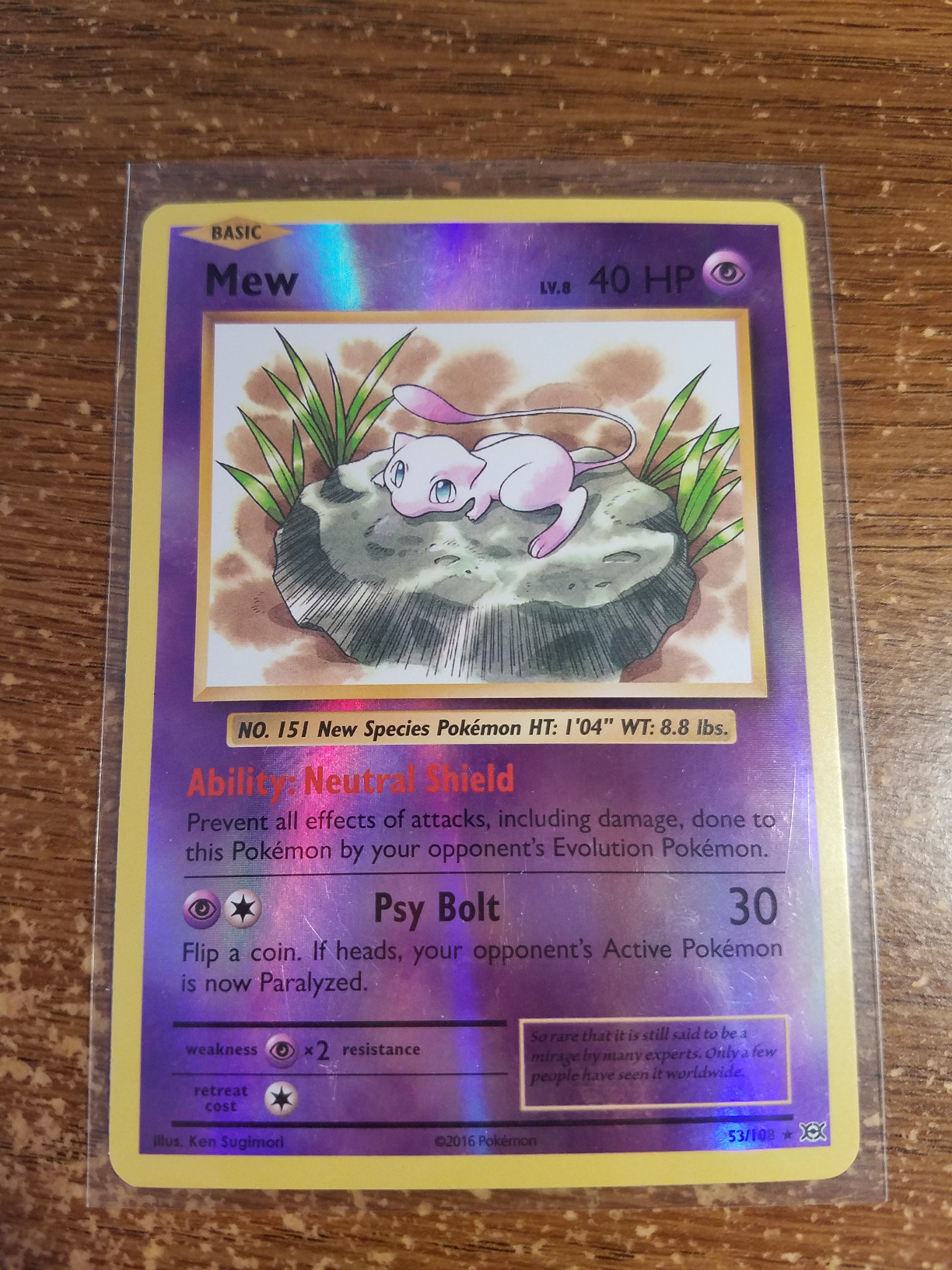 Pokemon - Mew (53/108) - XY Evolutions - Reverse France | Ubuy Pokemon - Mew (53/108) - XY Evolutions - Reverse France | Ubuy
