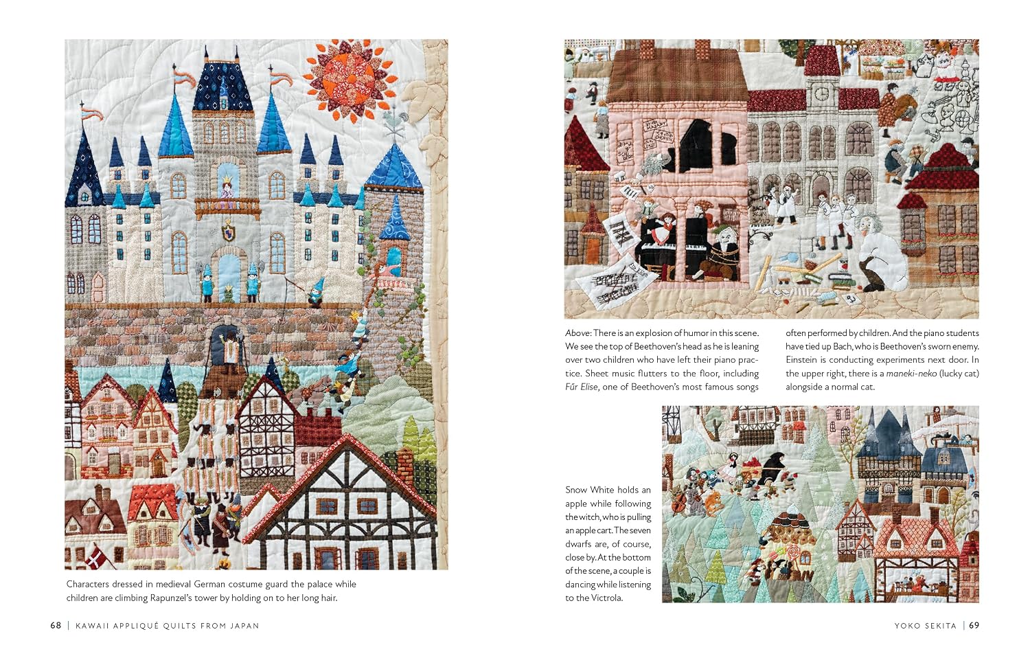 Kawaii Appliqué Quilts from Japan: How One Country’s Love of All Things Tiny Powers Today's Most Intricate Quilts (with 5 Projects from Top Designers)