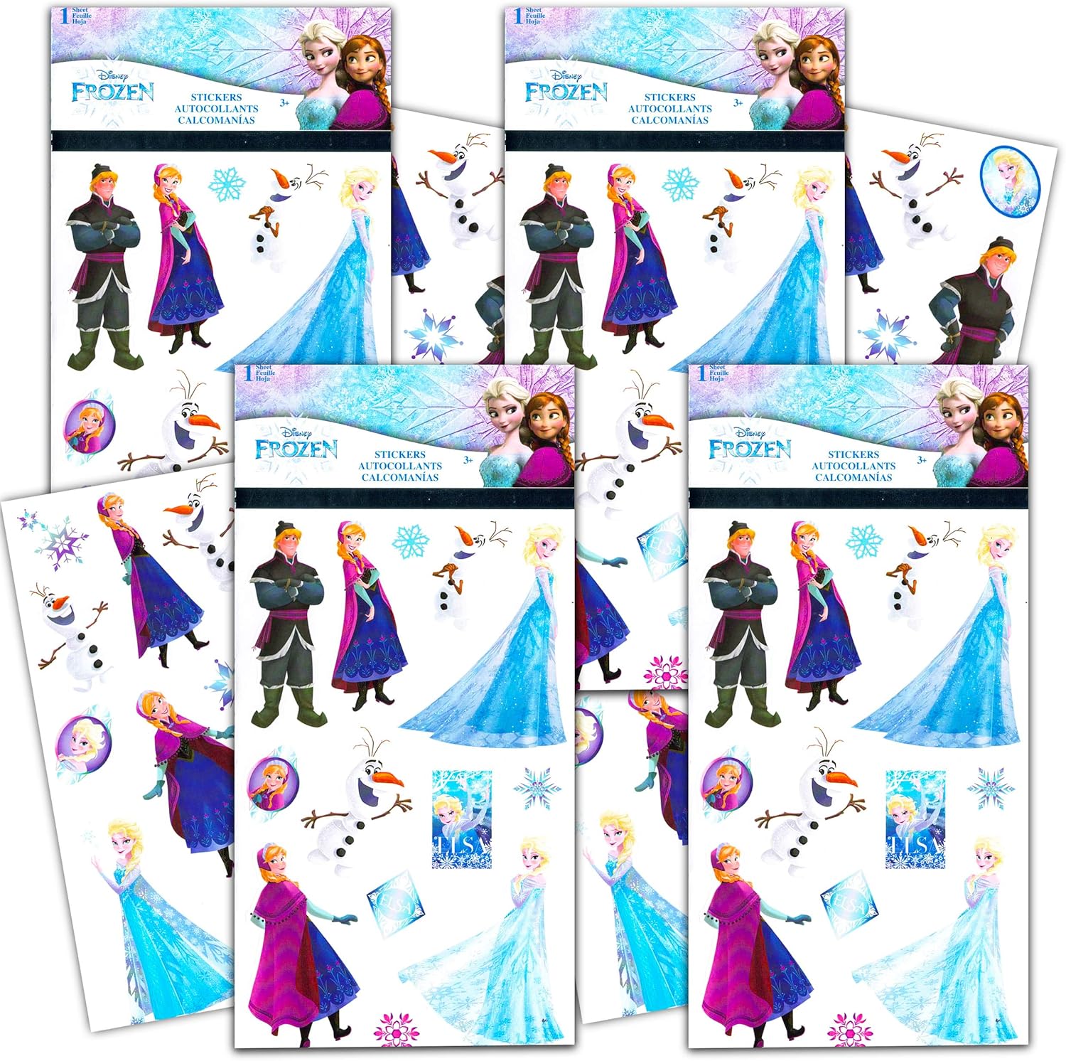 Disney Frozen Stickers Party Favors Bundle 100 Disney
