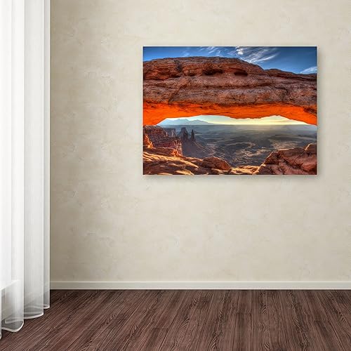 Miniatura 3 de Mesa Arch Sunrise by Pierre Leclerc work - Lienzo decorativo para pared (30.0 x 46.3in)