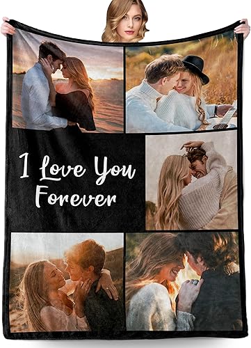 Funny DIY Manta personalizada con texto fotográfico, regalos personalizados para mujeres y hombres, manta de imagen personalizada para bebé, madre, disponible en Yaxa Peru