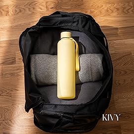 KIVY Slim Water Bottle 32oz [Lightweight & Shatterproof] - Reusable Tritan Water Bottle - Leak Proof Bottle for Women & Men - No Spill - Dishwasher Safe Water Bottle BPA Free