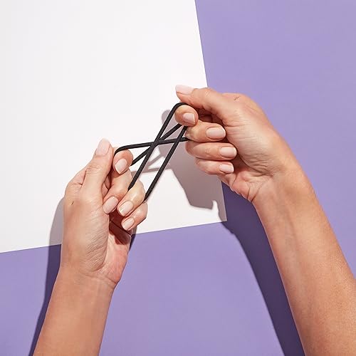 Miniatura 9 de Goody Elástico trenzado Ouchless para mujer, Tribal neón, 30 CT