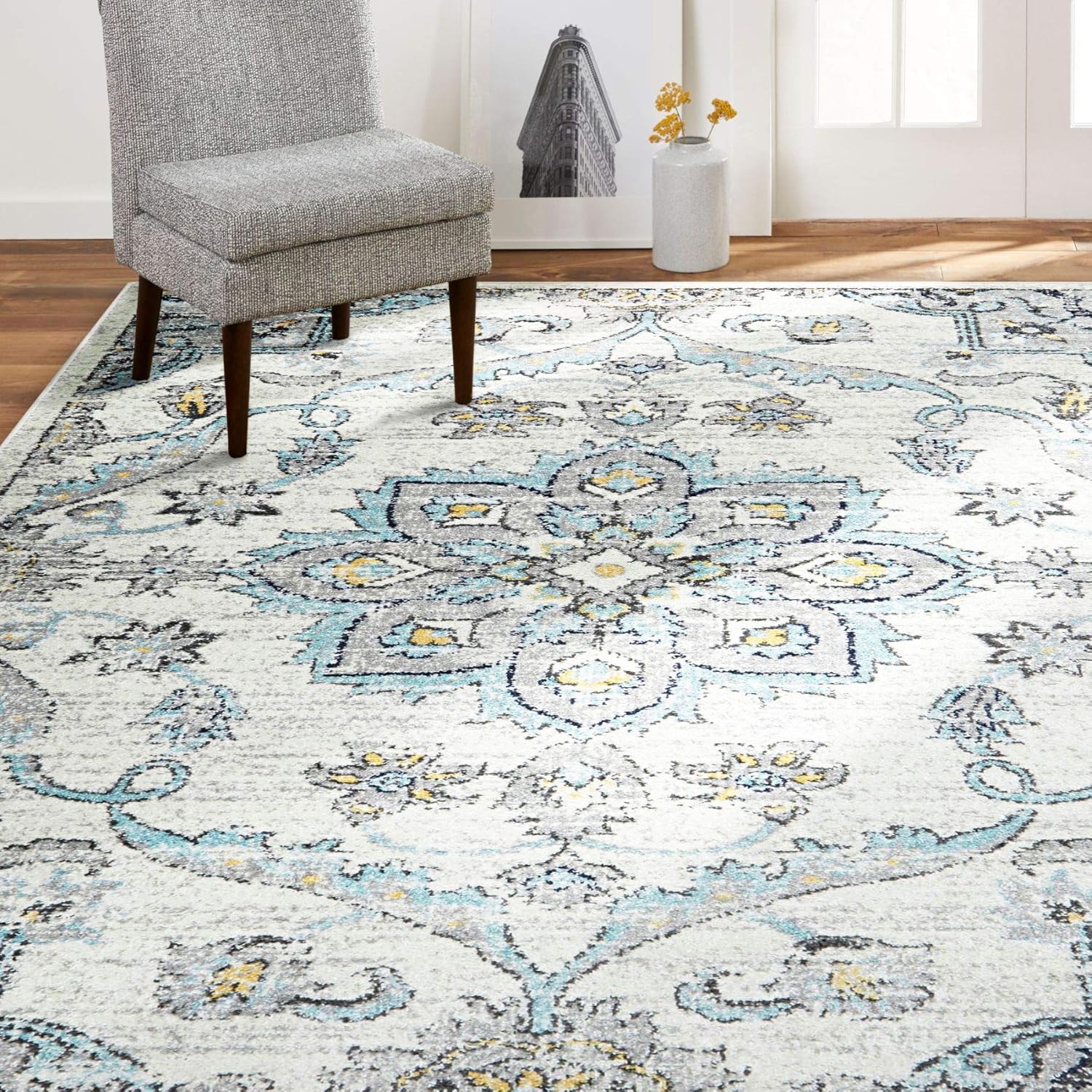 Home Dynamix Nova Bria Transitional French Country Area Rug