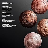 Vista 6 de ICONIC LONDON Iluminador Gotas líquidas de resaltado para un brillo radiante, sin crueldad, maquillaje vegano