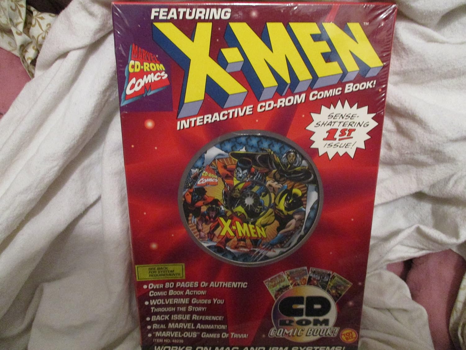 Amazon.com: Marvel CD-Rom Comics Featuring X-Men Interactice CD-ROM ...