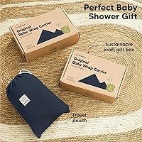 Vista 9 de KeaBabies - Portabebés fular original todo en 1 para recién nacidos a niños pequeños, fácil de llevar, manos libres, ligero, transpirable envolturas
