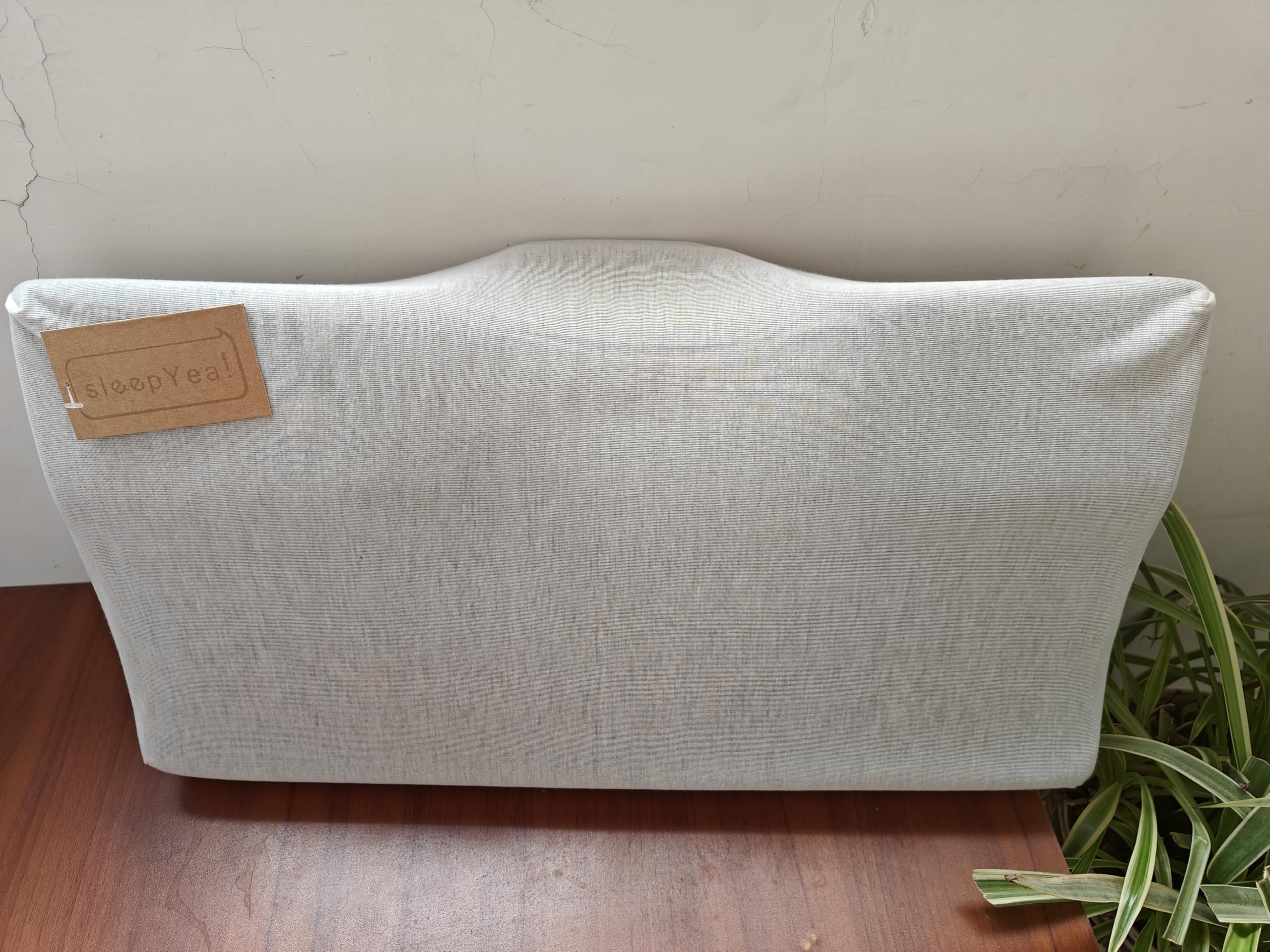 OUTDOOR SHAPING SleepYeal Knitted Fabric Storage Ottoman, Gray