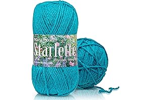 Mary Maxim Starlette Yarn: Exceptional Worsted Weight Yarn for Diverse Crochet and Knitting Endeavors