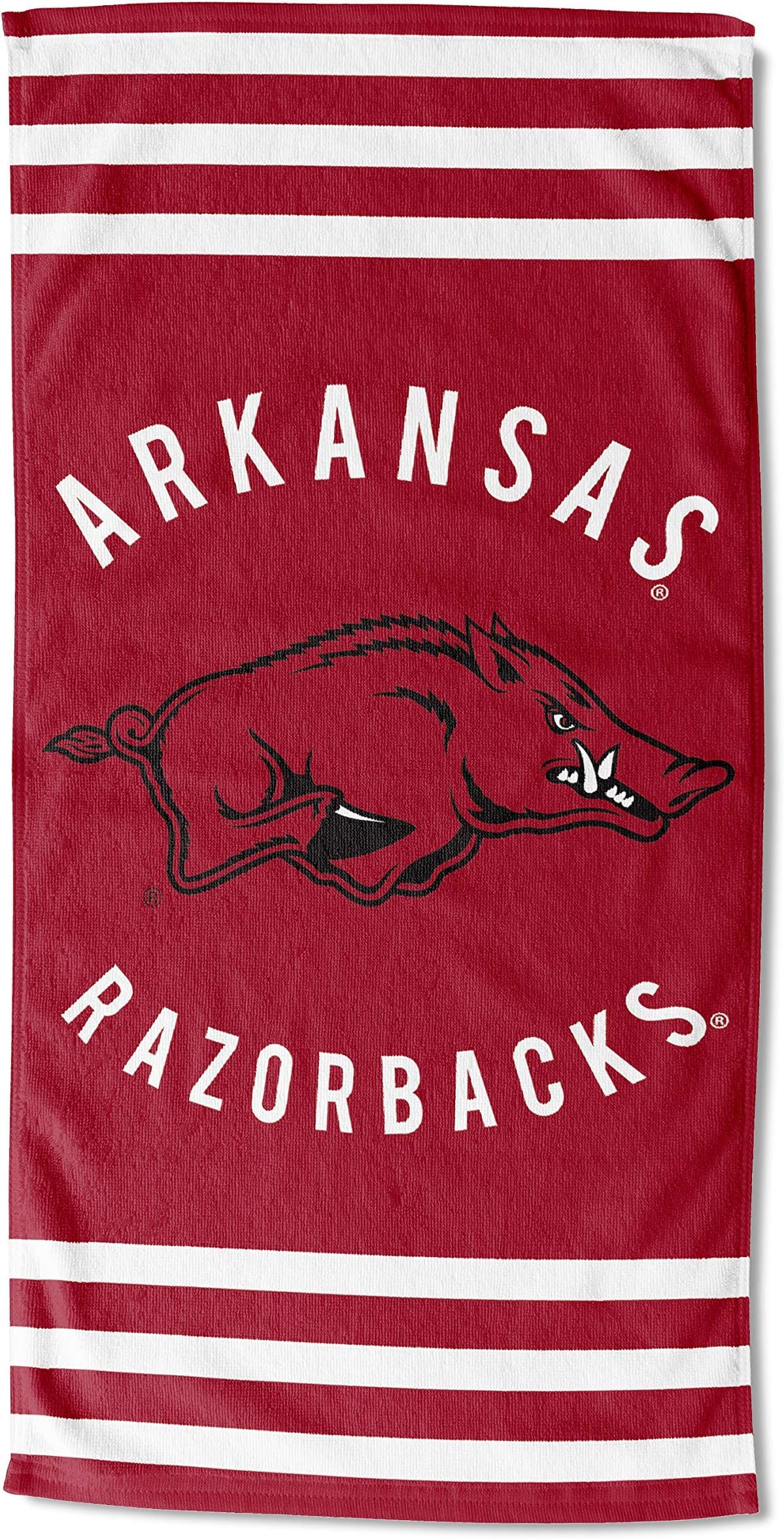 Northwest NCAA Arkansas Razorbacks Beach Towel, Stripes, 30" x 60" (Pack of 6)