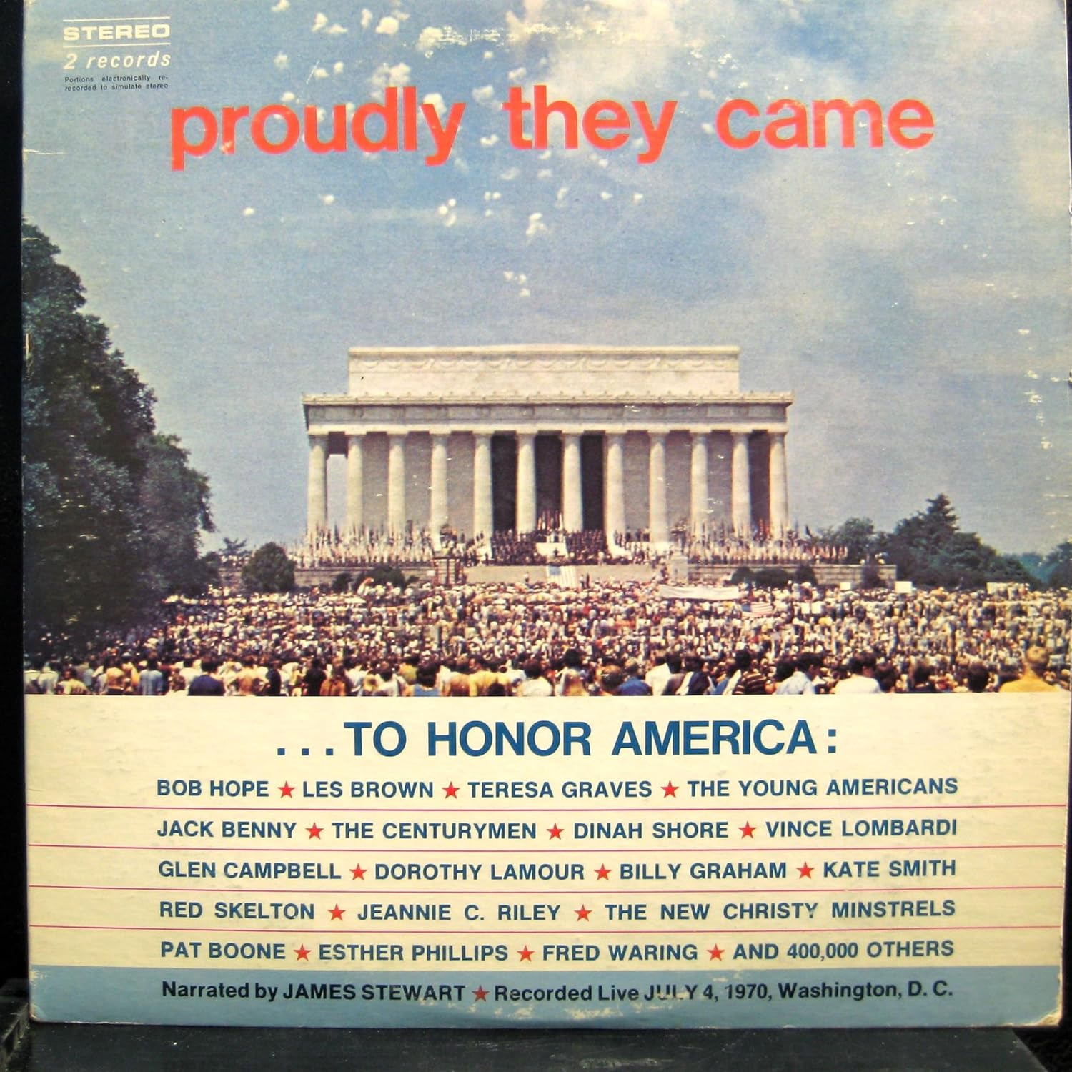 VARIOUS PROUDLY THEY CAME TO HONOR AMERICA record