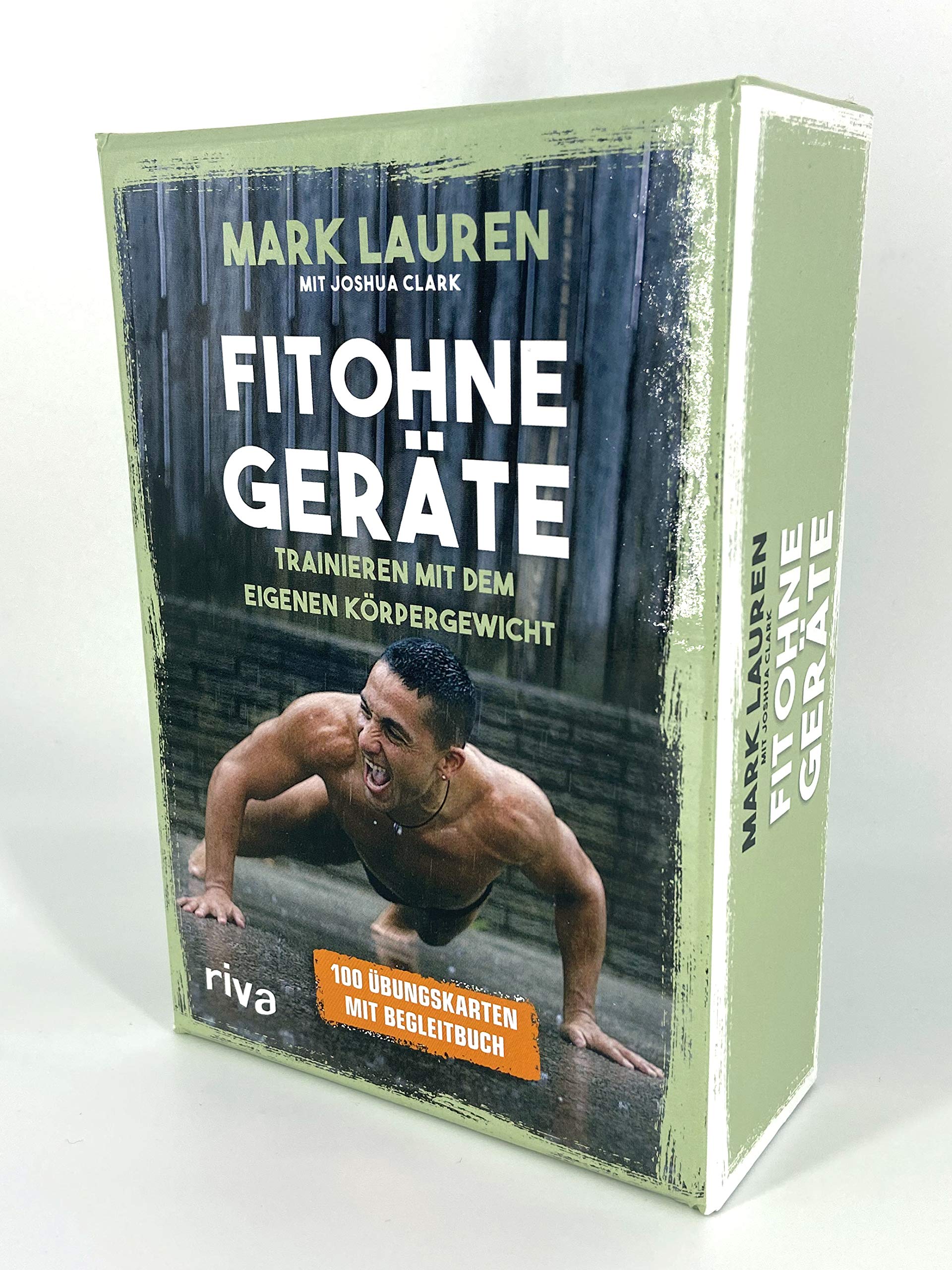 Fit ohne Geräte – Kartenset: Trainieren mit dem eigenen Körpergewicht. 100 Übungskarten mit Begleitbuch