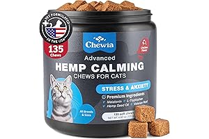 Cat Calming Treats: Hemp Calming Care for Anxious Cats