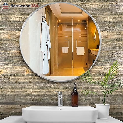 Miniatura 5 de BarnwoodUSA - Tablones de pared de madera recuperada real para aplicación de uñas, paneles rústicos de granja, solución de bricolaje, estilo