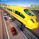 Real City-Umgebung Gyroscopic Train Simulator 2019: Modernes Zugfahren und futuristische Zugspiele für Kinder KOSTENLOS