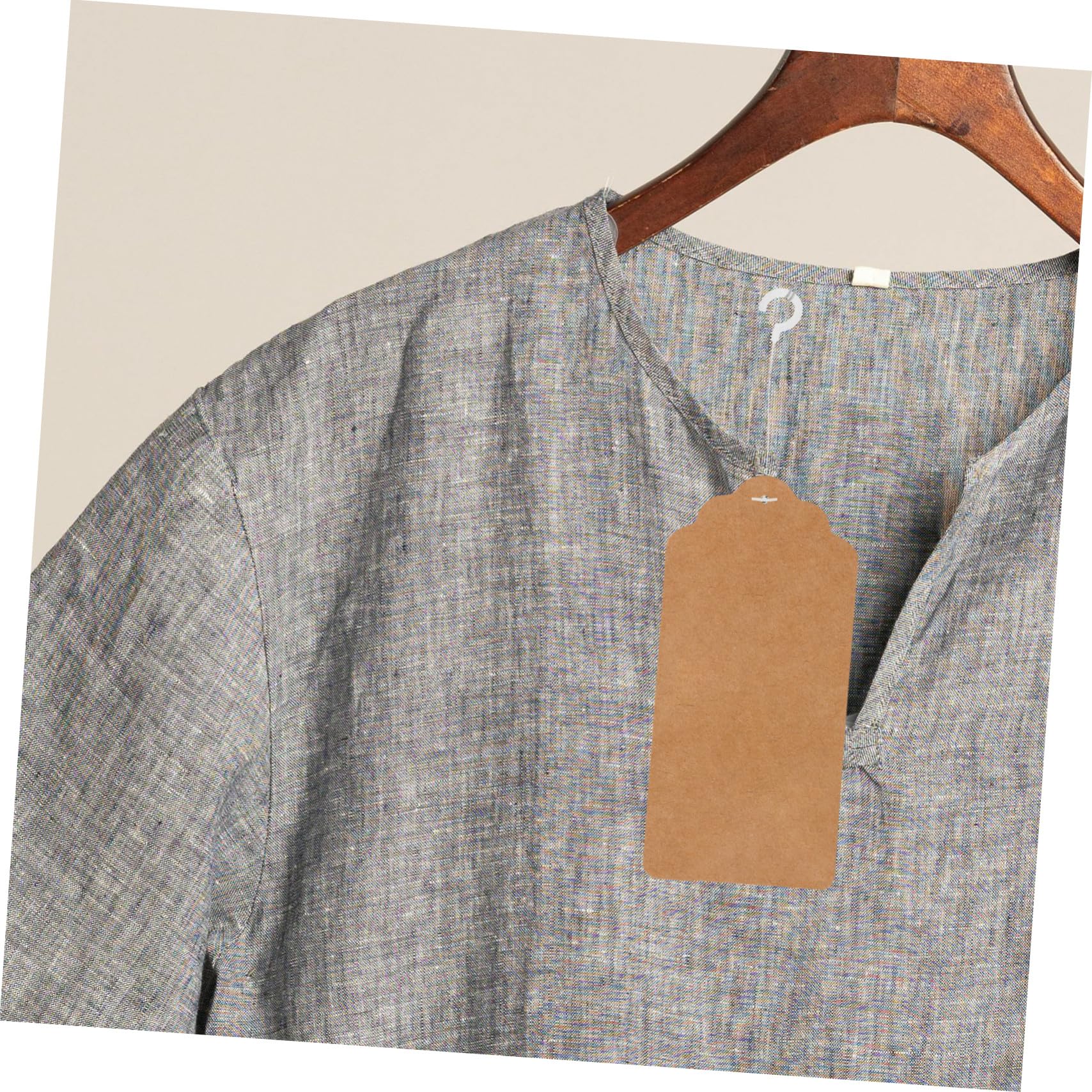 Gatuida 5000 Pezzi Ganci a j Per Etichette Appese Ai Vestiti, Fermagli in Plastica Trasparenti 50mm Per Cartellini Prezzi, Accessori Versatili Per Abbigliamento T-shirt, Abiti e Pantaloni