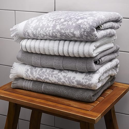 Miniatura 5 de SKL Home by Saturday Knight Ltd. Carrick Medallion - Toalla de baño 100% algodón turco