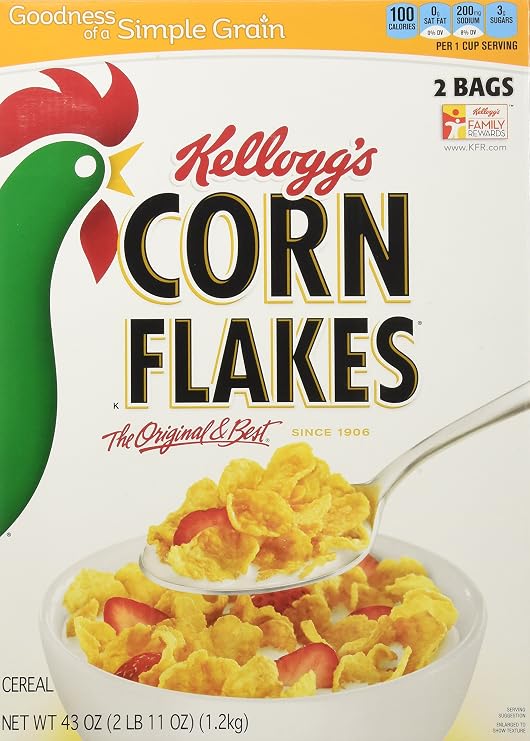 Kellogg's Corn Flakes, 43 Ounce