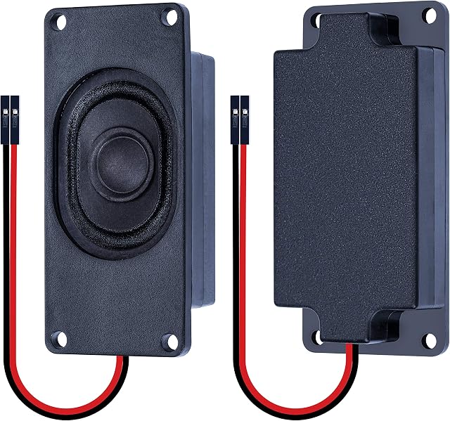 CQRobot Głośnik 3 W, 4 omy, kompatybilny z płytą główną Arduino, interfejs Dupont 2,54 mm, idealny do różnych małych projektów elektronicznych.