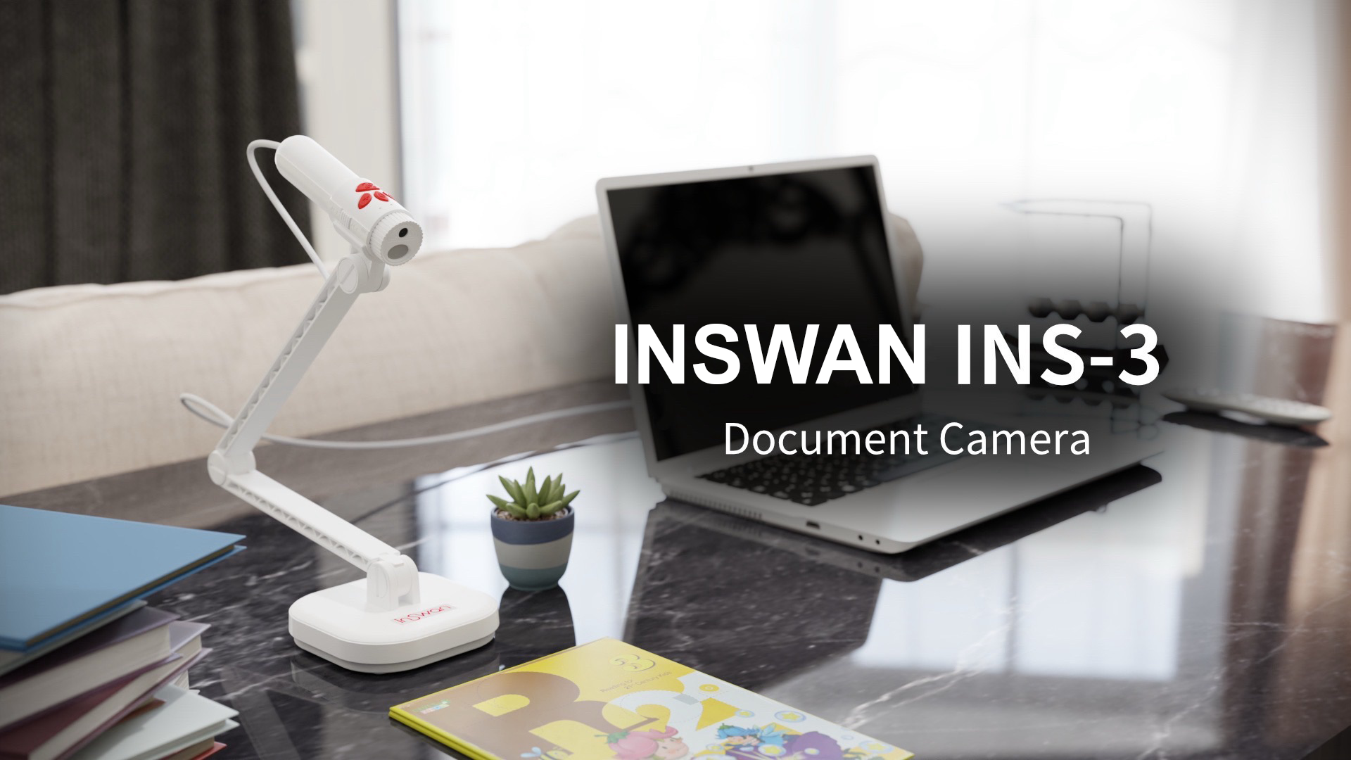 Amazon.com: INSWAN INS-3 Handheld USB Document Camera, LED, Mic