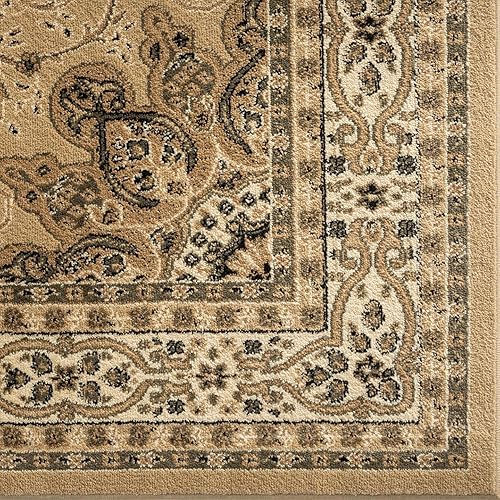 Miniatura 10 de LUXE WEAVERS Brighton Collection 1467 - Alfombra rectangular de 8 x 10 pulgadas, diseño floral oriental con medallón