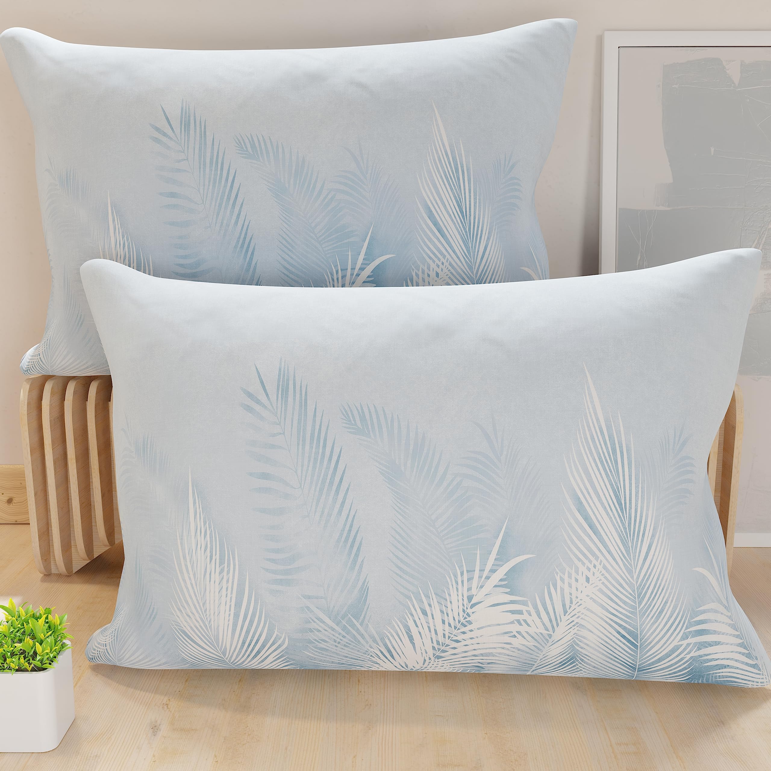 PETTI Artigiani Italiani, Pair of Pillow Cases 50 x 80 cm in Microfibre, Pillows for Bedroom Furniture Sofa, Living Room