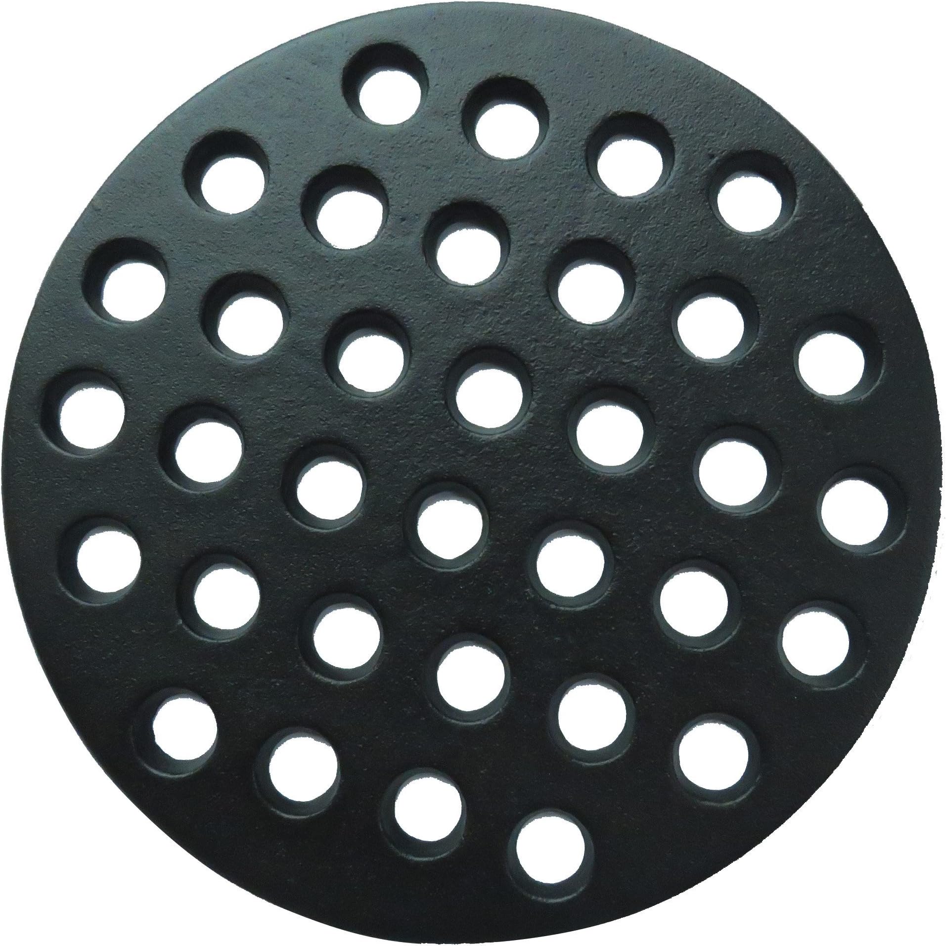 PanHy BBQ High Heat Cast Iron Charcoal Fire Grate Fits for Large Big Green Egg and kamado Joe Grill Parts Charcoal Grate Replacement Accessories-9" LFGC Round