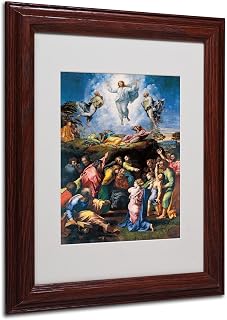 Trademark Fine Art The Transfiguration 1519-20 by Raphael with Wood Frame Artwork, 11 by 14-Inch