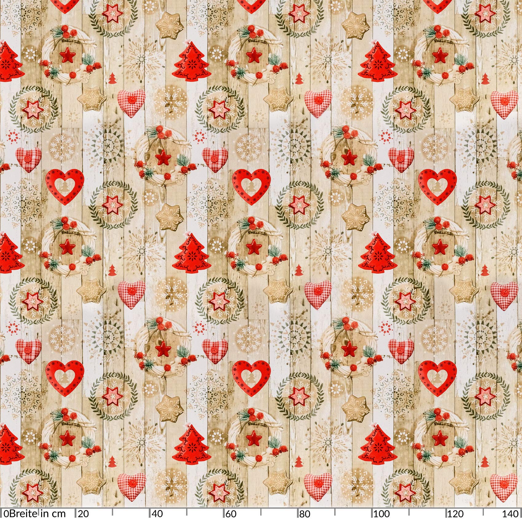 ANRO Mantel de Navidad lavable, 240 x 140 cm, color rojo y beige