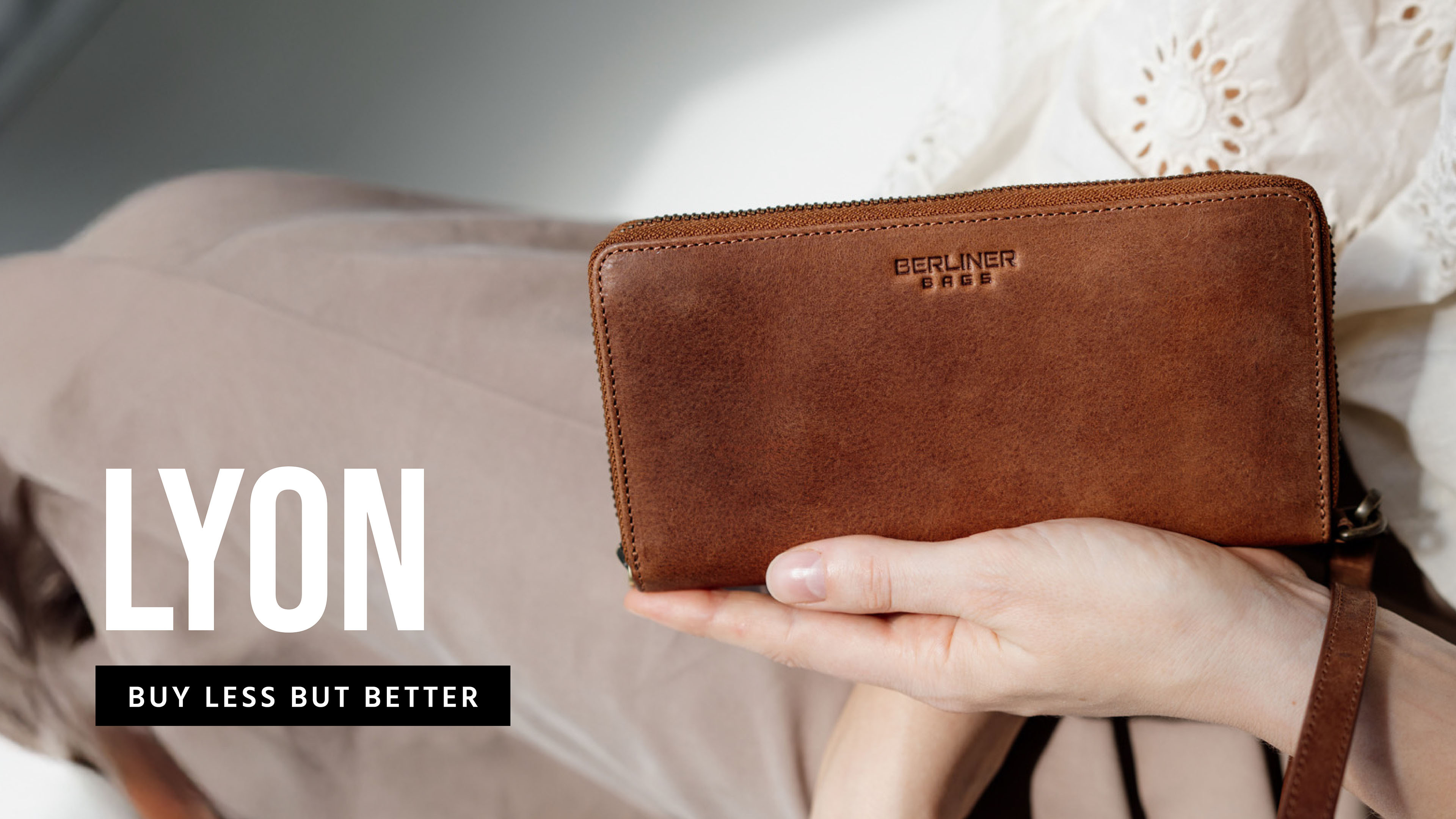 Berliner Bags Portafoglio Vintage Blanca In Pelle Con Protezione RFID Certificata TÜV – Colore Marrone, Mini Portafoglio Elegante