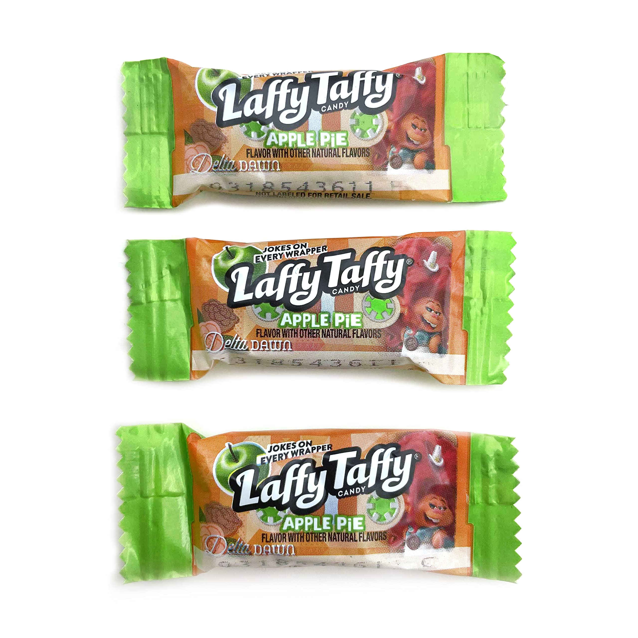 Buy CrazyOutlet Wonka Laffy Taffy Apple Pie Fun Size Chewy Bar, Bulk