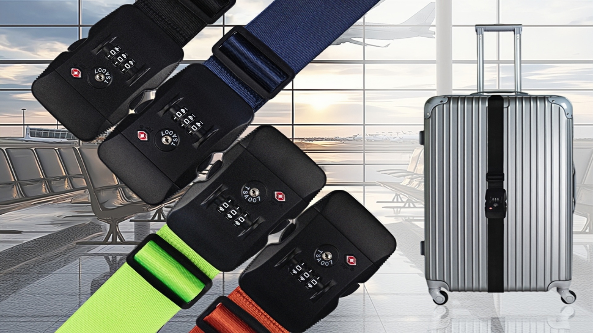 Amazon.co.jp: 【高級品質・海外旅行 便利グッズ】tsaロック付き