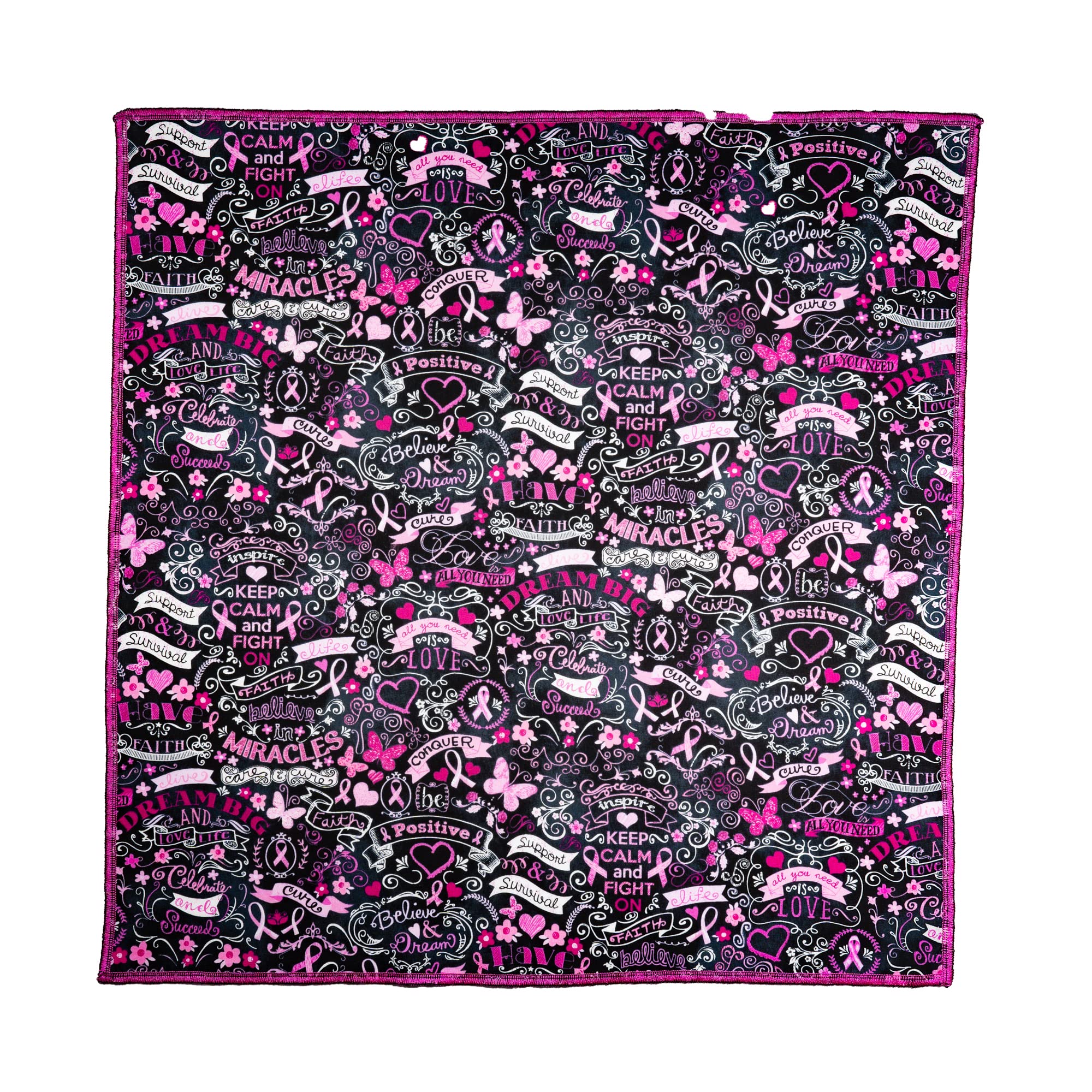 Breast Cancer Aware Support Pink Ribbon Bandana