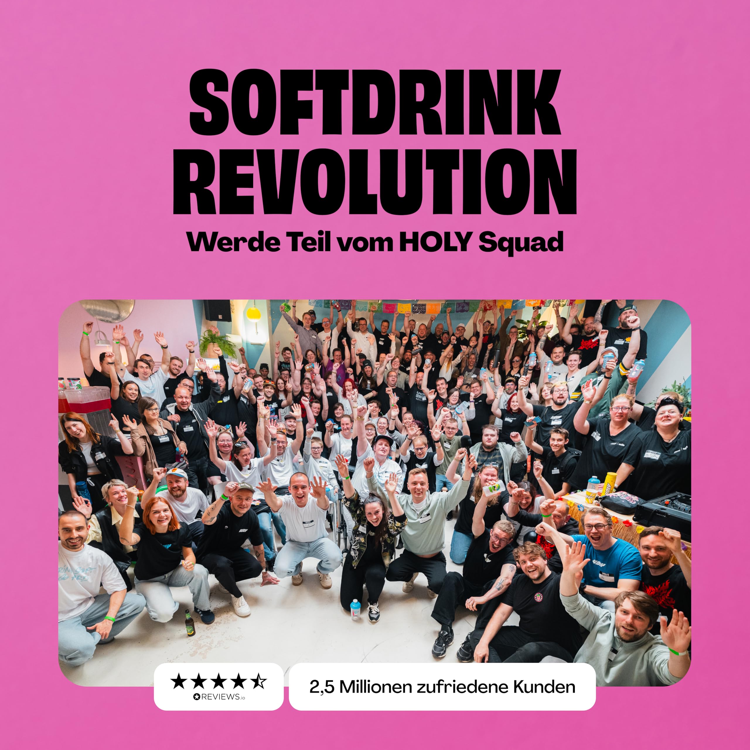 HOLY Milkshake Starter Set - 3x5 Sorten - mit Vitaminen B, C & D und 100% natürlichen Aromen – zuckerfrei, koffeinfrei & vegan – kalorienarmes Milchshake Pulver inklusive Shaker