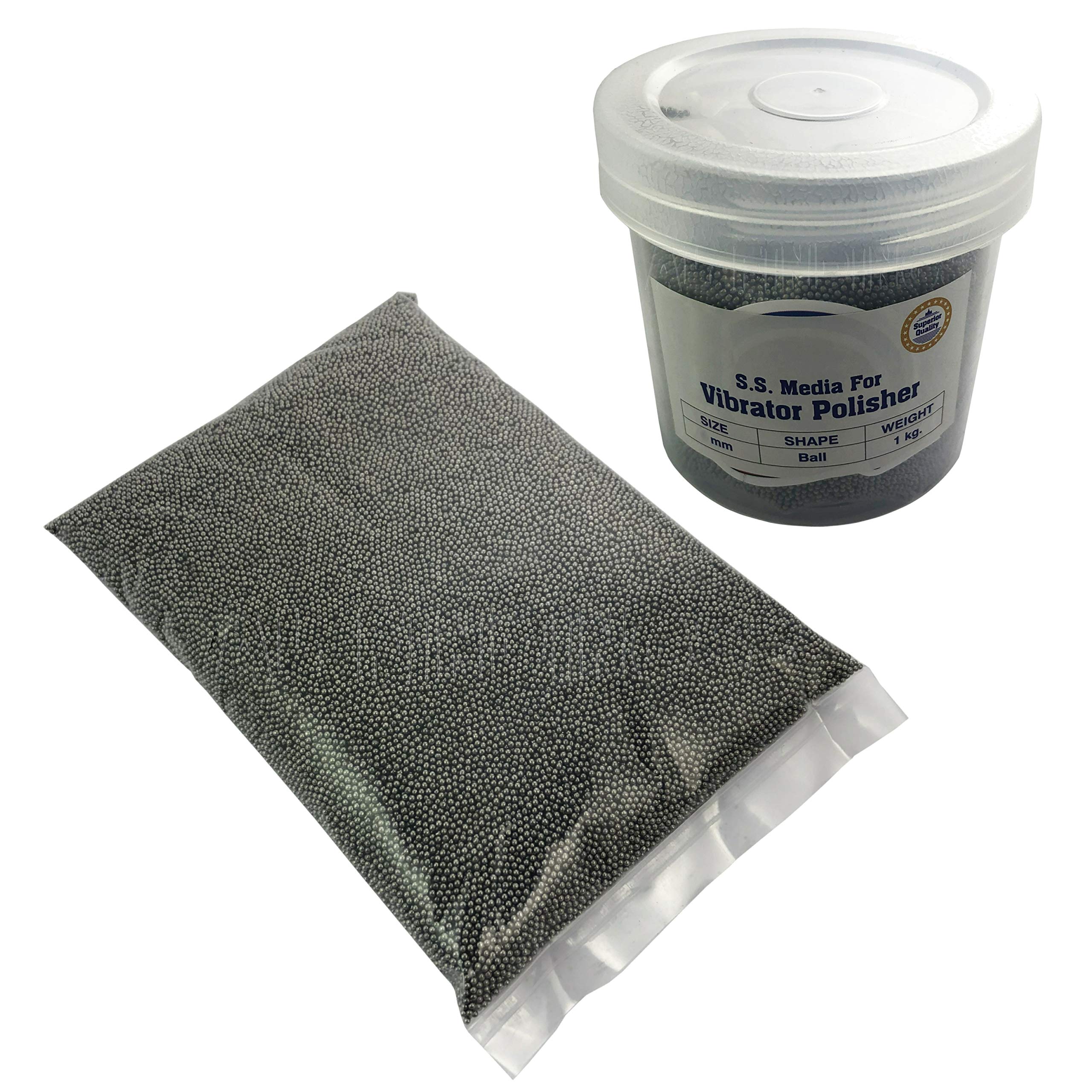 Jewellers Tools 1.5 MM Stainless Steel Media Bearings Shot Tumbling Tumbler Polishing Metal 1Kg