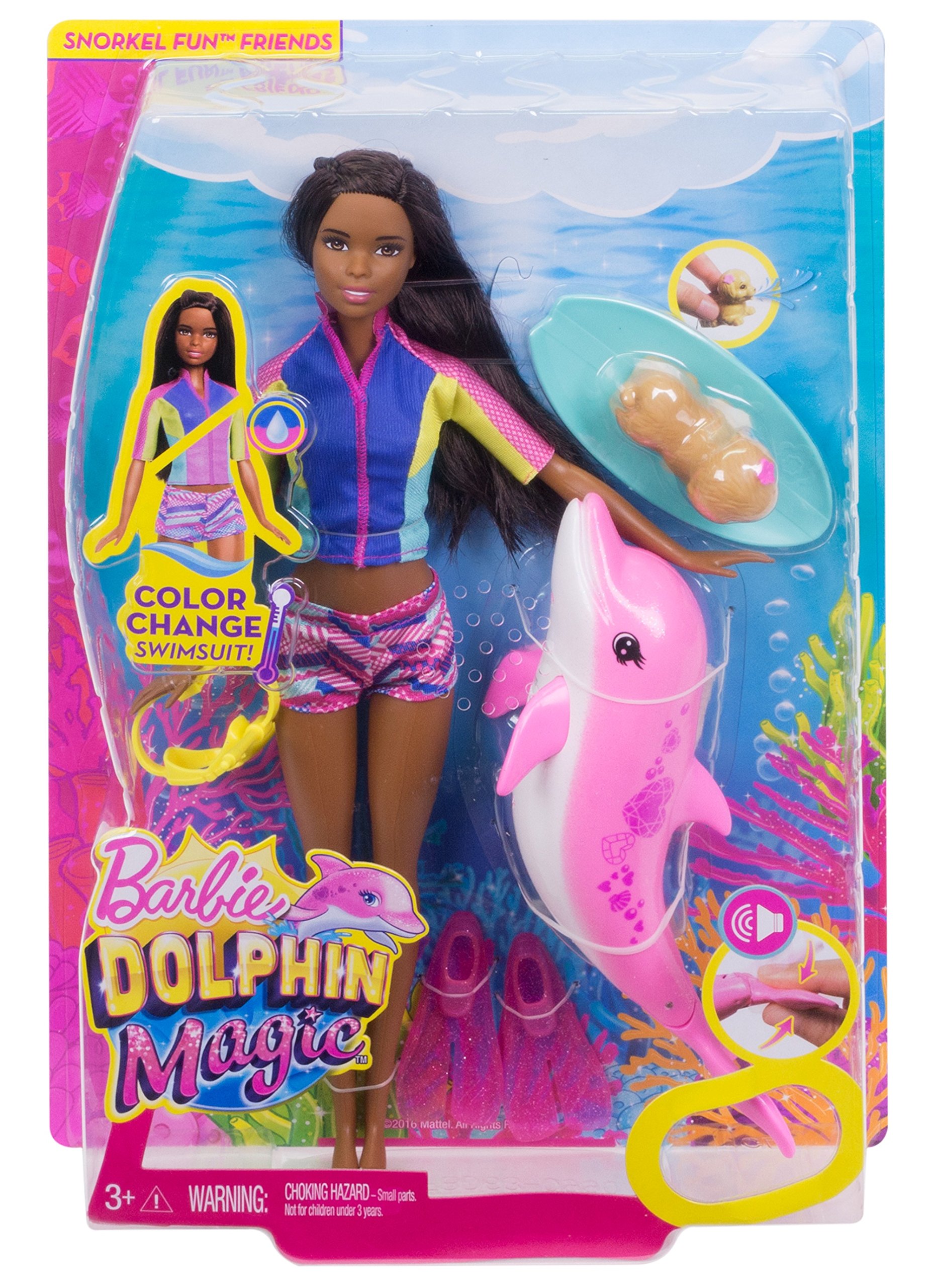 Barbie Doll Barbie Dolphin Magic Toy Barbie “Malibu” Mermaid Doll
