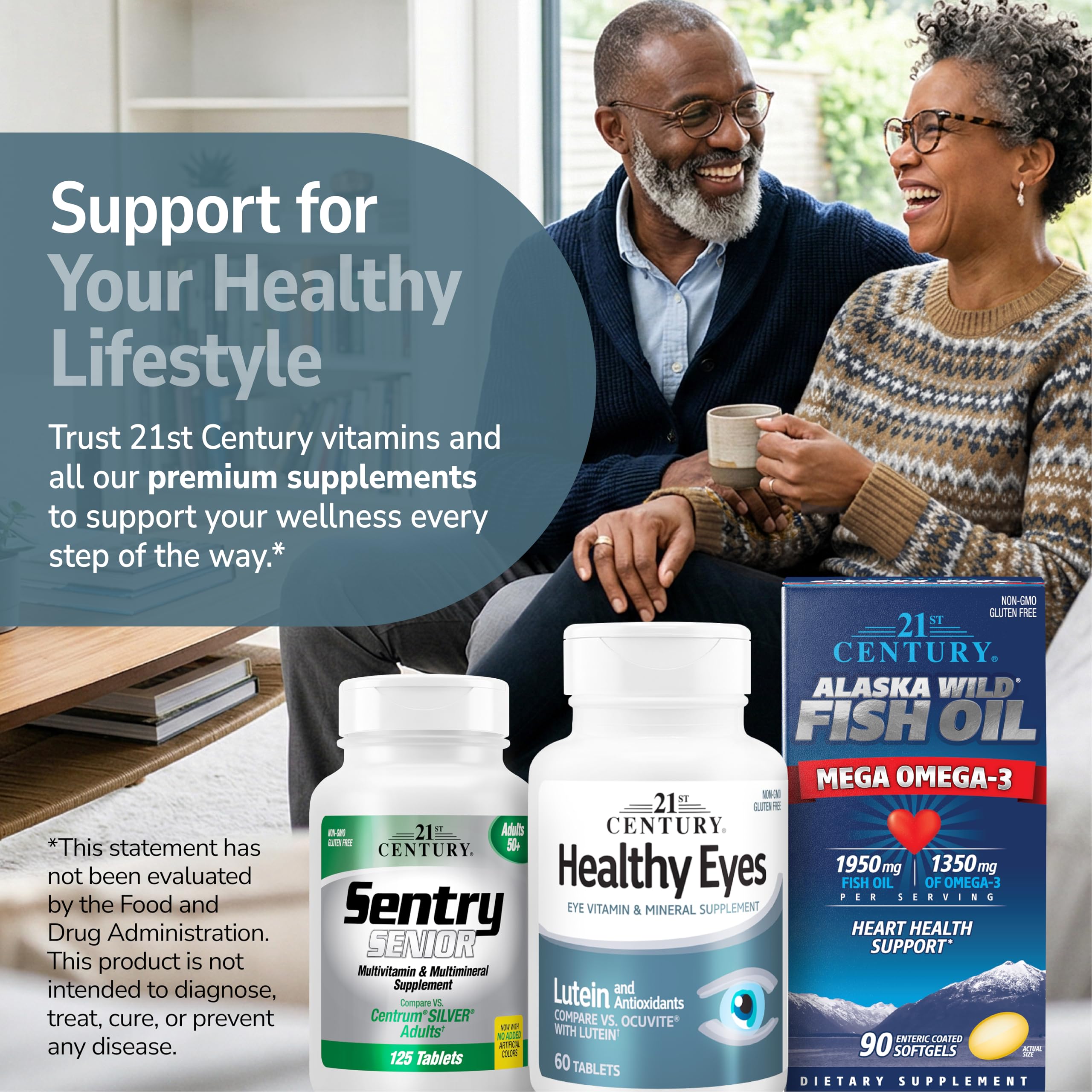 21st Century Healthy Eyes with Lutein Vision Support Tablets, 60 Count — Amazon image 8