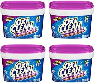 OxiClean with Odor Blasters Versatile Stain & Odor Remover 3 lb Tub - Pack of 4