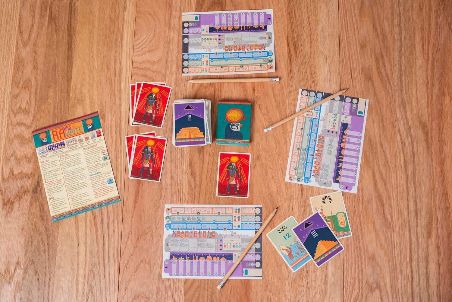 RA by 25th Century Games – Ancient Egyptian Theme, Auction and Set-Collection Board Game, for 2-5 Players and Ages 12+