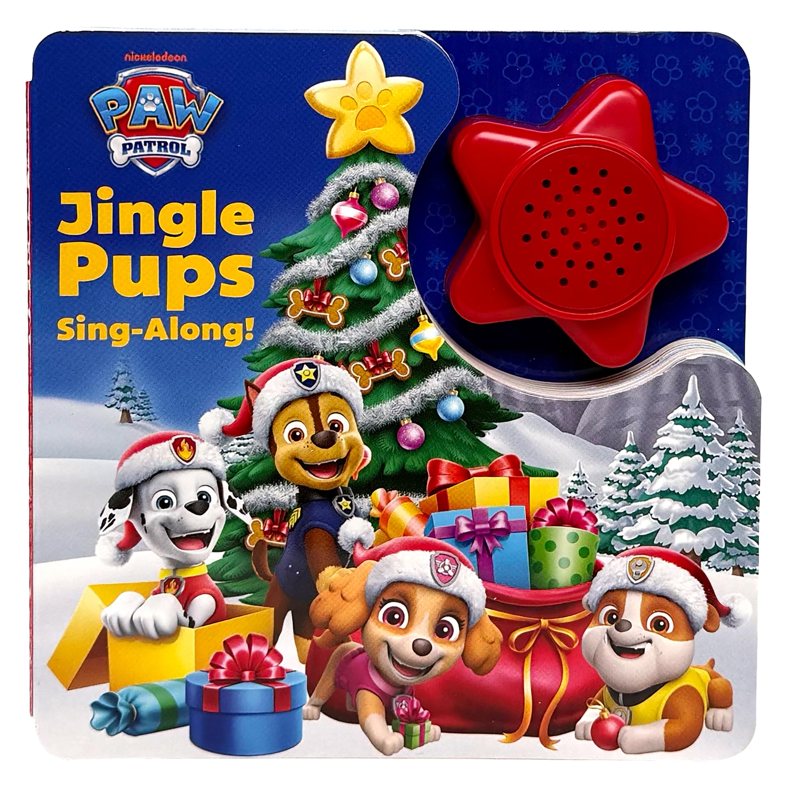 Nickelodeon Paw Patrol: Jingle Pups Sing-Along! Sound Book - PI Kids