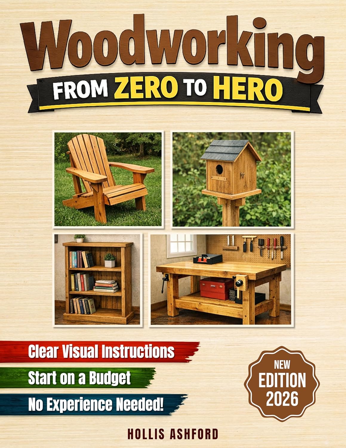 Woodworking from Zero to Hero: Step‑by‑Step Woodworking Skills and Projects for Beginners: Build Confidence and Create Stunning Pieces Without Breaking the Bank!